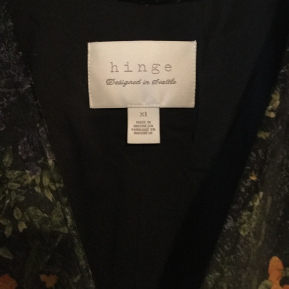 Floral Velvet Day Jacket size XL - Picture 4 of 7